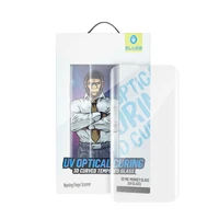 5D Mr. Monkey stiklas - Samsung Galaxy S22 Ultra permatomas (UV stiklas)