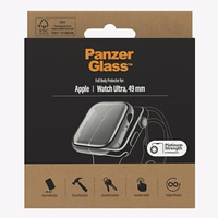 PanzerGlass pilno korpuso dėklas Apple Watch Ultra 49mm - permatomas