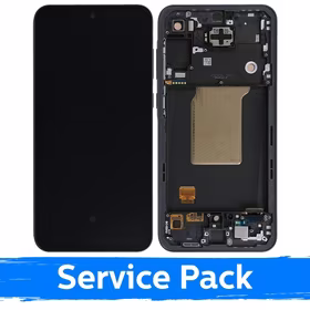 LCD ekranas suderinamas su Samsung A556 A55 5G su rėmeliu / Navy / (Service Pack)