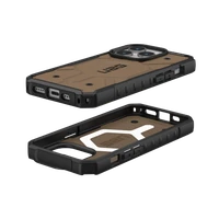 UAG Pathfinder MagSafe dėklas iPhone 15 Pro - rudas