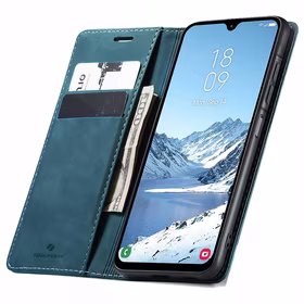 Spacecase Dėklas Wallet Galaxy A26 mėlynas