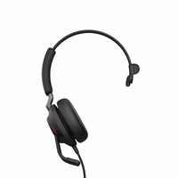 Jabra Evolve2 40 MS Mono USB-A - laidinės ausinės, juodos spalvos