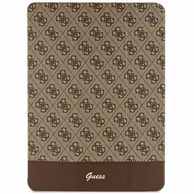 Guess 4G Stripe Allover dėklas iPad Pro 12.9" - rudas