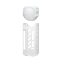 Silikoninis apsauginis dėklas + objektyvo dangtelis Sunnylife skirtas Insta360 X4 (baltas)