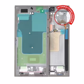 Vidurinis rėmelis Samsung S928 S24 Ultra Titano pilka (violetinė / oranžinė)