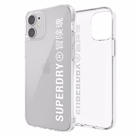 SuperDry Snap iPhone 12 mini Clear Case baltas 42593