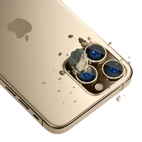 iPhone 13 Pro Max / 13 Pro 9H kameros stiklas 3mk objektyvo apsaugai Pro serijos objektyvas - auksinis