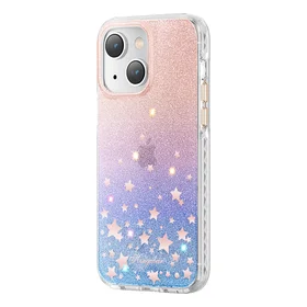 Kingxbar Heart Star Series dėklas iPhone 14 Plus dėklas su zodiako žvaigždėmis