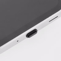 Lightning įkrovimo lizdo dangtelis su laikikliu juodas