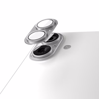 Etteri full camera lens guard for iPhone 17 sidabrinis