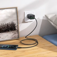 Įkroviklis telefonui Hoco 2 x USB C + 2 x USB A QC3.0 PD 3A 30W N56 juodas