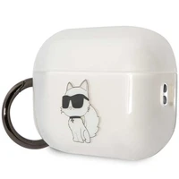 Karl Lagerfeld KLAP2HNCHTCT AirPods Pro 2 dėklas permatomas Ikonik Choupette