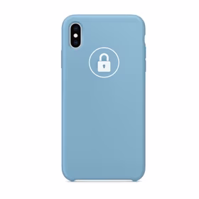 Dėklas "Silicone Case" skirtas iPhone Xs Max / Cornflower / su įpakavimu