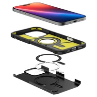 Spigen Tough Armor "T" Magnetinis dėklas iPhone 16 Pro - juodas