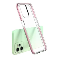 Spring Case dėklas Realme C35 silikoninis dangtelis su rėmeliu juodas