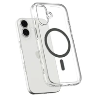 Spigen Ultra Hybrid Magnetinis dėklas telefonui iPhone 17 - Skaidrus pilkas