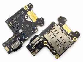 Lanksčioji jungtis Xiaomi Mi 9T/9T Pro/Redmi K20/K20 Pro/F10 su įkrovimo kontaktu ir mikrofonu, SIM kortelės kontaktu ORG