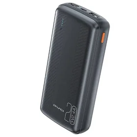Išorinė baterija Power Bank Awei P19K 5V/2.4A 20000mAh juoda