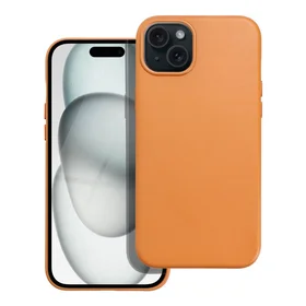 odinis magnetinis dėklas telefonui iPhone 15 Plus oranžinis