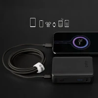 SBS TECABLETISSUETCK USB-C - USB-C 1,5 m 60W pintas kabelis - juodas