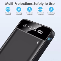 Išorinė baterija Power Bank Reach RR-JP12 10W 20000mAh juoda