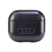 Audi odinis dėklas su dideliu logotipu AirPods 3 - juodas