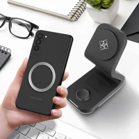 Universalus apvalus plokštelė / magnetinis žiedas suderinamas su MagSafe sidabrinis