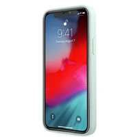 Guess GUHCP12MLSVSBF iPhone 12/12 Pro 6.1" mėlynas fuksija/mėlynas fuksija kietas dėklas Silikoninis Vintage