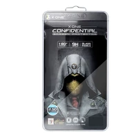 X-ONE Pilnas Dangtis Itin Stiprus Privatumas - iPhone 13/13 Pro/14/16e 6,1" (pilnas klijavimas) grūdintas stiklas 9H