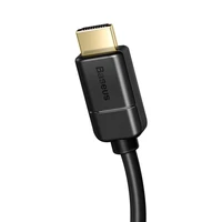 Baseus HDMI 2.0 kabelis 4K 30 Hz 3D HDR 18 Gbps 8 m juodas (CAKGQ-E01)