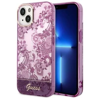 Guess GUHCP14MHGPLHF iPhone 14 Plus 6.7 "fuksija/fuksija kietas dėklas Porcelain Collection