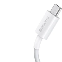 USB kabelis Baseus Superior iš USB į microUSB 2A 1.0m baltas CAMYS-02