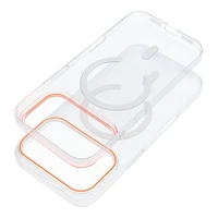 Dėklas GO ORANGE suderinamas su MagSafe skirtas IPHONE 17 Air skaidrus