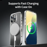 Rock Crystal Series Magnetinis dėklas telefonui Iphone 16 Plus skaidrus