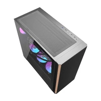 Kompiuterio korpusas Darkflash DS900WS (juodas) + 4 ventiliatoriai