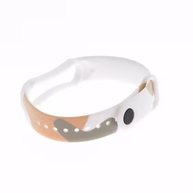 Dirželis Moro juosta Xiaomi Mi Band 3 / 4 silikoninis dirželis laikrodžio apyrankė raštas 6