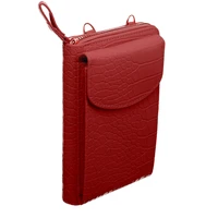 Megztas krepšys telefonui GCW12 raudonas