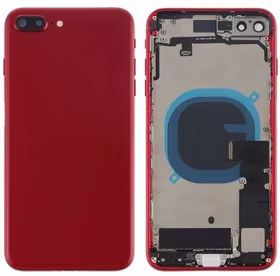 Galinis dangtelis iPhone 8 Plus Red pilnas su šleifais originalus (used Grade C)