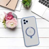 Dėklas telefonui su stovu MagSafe IPhone 11 Pro Max (m) - mėlynas