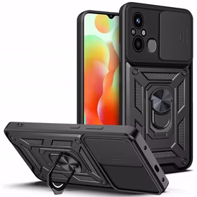 Tech-Protect CamShield Pro dėklas Xiaomi Redmi 12C – juodas