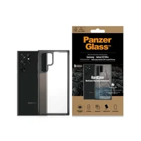 PanzerGlass HardCase antibakterinis karinio lygio sertifikuotas dėklas Samsung Galaxy S22 Ultra - permatomas