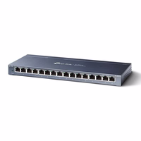 TP-Link TL-SG116 Ne-valdomas Gigabit Ethernet (10/100/1000) Juoda