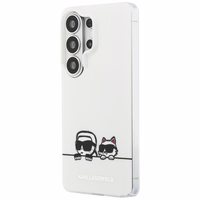 Karl Lagerfeld IML Peekaboo Karl&Choupette MagSafe Dėklas for Samsung Galaxy S26 Ultra - skaidrus