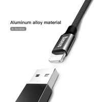 USB kabelis Baseus Yiven USB to Apple Lightning 1.8m juodas CALYW-A01