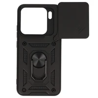 Slide Camera Armor dėklas telefonui Xiaomi 15 5G juodas