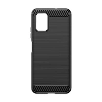 Carbon Case silikoninis dėklas telefonui Nokia C300 - juodas