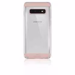 WD "INNOCENCE CLEAR" dėklas SAMSUNG GALAXY S10 rožinis auksinis