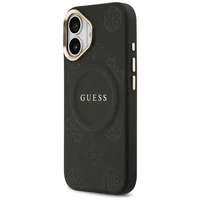 Guess Peony Hot Stamp MagSafe dėklas telefonui iPhone 17 - juodas