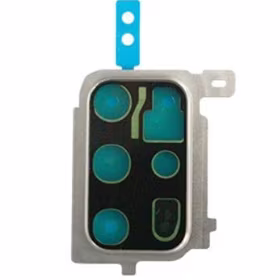 Samsung G985/G986 S20 Plus kameros stikliukas su rėmeliu Cloud White ORG