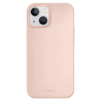 Uniq Lino Hue Magclick įkrovimo dėklas telefonui iPhone 14 Plus - rožinė